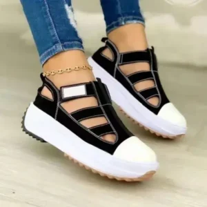 Demoshoes Creative Cutout Platform Sneakers