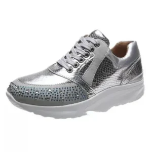 Demoshoes Women Fashion Rhinestones Sneakers