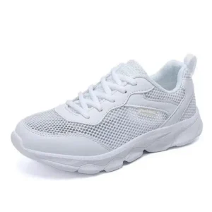 Demoshoes Women Fashion Sports Lace Up Design Mesh Breathable Sneakers