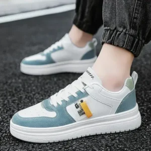 Demoshoes Men Fashion Color Matching Low Top Sneakers