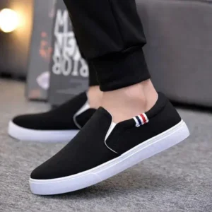 Demoshoes Men Casual Breathable Flat Canvas Shoes