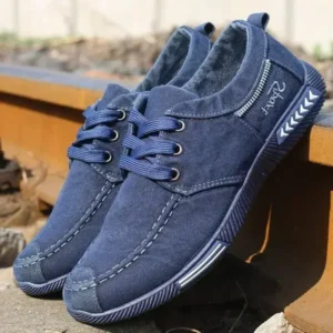 Demoshoes Men Casual Breathable Low Top Canvas Shoes