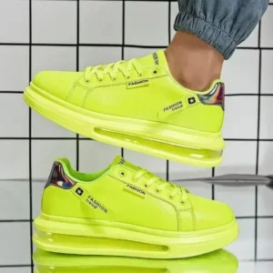 Demoshoes Men Fashion Candy Color Air Cushion Sneakers