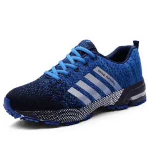 Demoshoes Men Fashion Fly Woven Mesh Breathable Low Top Sneakers