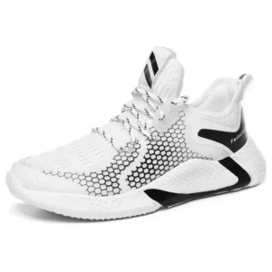 Demoshoes Men Fashion Flyknit Casual Sneakers