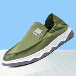 Demoshoes Men Fashion Breathable Canvas Shoes