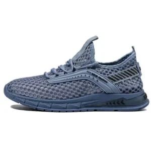 Demoshoes Men Casual Breathable Hollow Mesh Soft Sole Sports Shoes