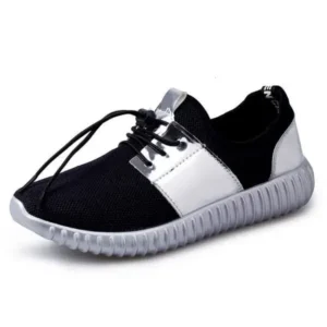 Demoshoes Men Casual Color Matching Mesh Breathable Wear-Resistant Sports Shoes