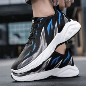 Demoshoes Men Fashion Color Matching Breathable Running Sneakers