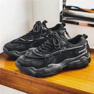 Demoshoes Men'S Fashion Breathable Thick Sole Low Top Sneakers