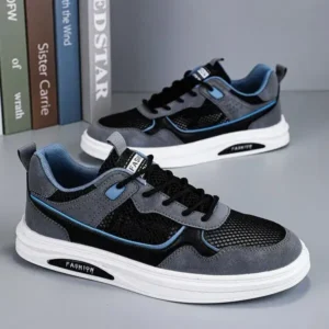 Demoshoes Men'S Fashion Hollow Mesh Breathable Sneakers