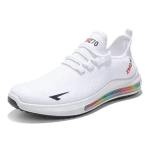 Demoshoes Men'S Casual Rainbow Bottom Air Cushion Running Sneakers