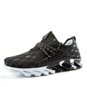 Demoshoes Men Fashion Lace-Up Mesh Sneakers