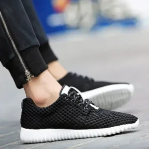 Demoshoes Men Fashion Breathable Mesh Lightweight Sneakers