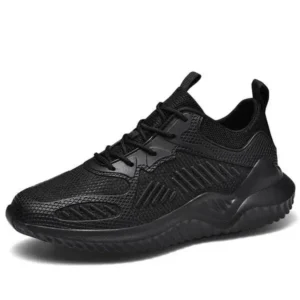 Demoshoes Men Fashion Breathable Mesh Thick Sole Plus Size Sneakers